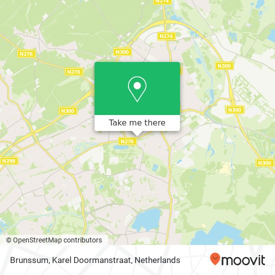 Brunssum, Karel Doormanstraat kaart