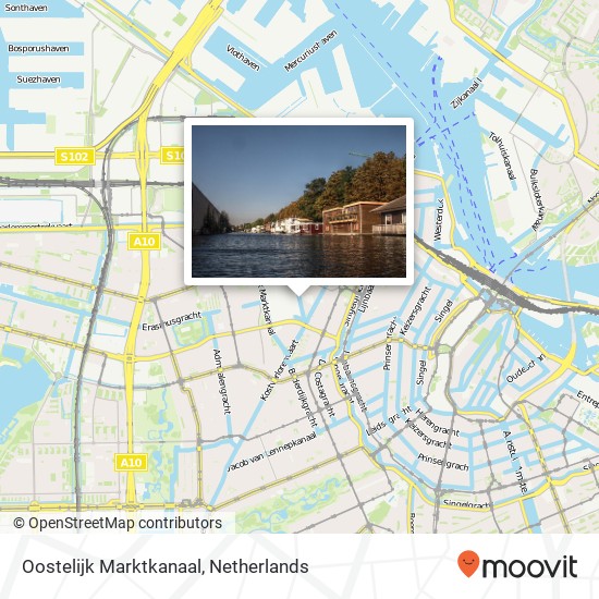 Oostelijk Marktkanaal kaart