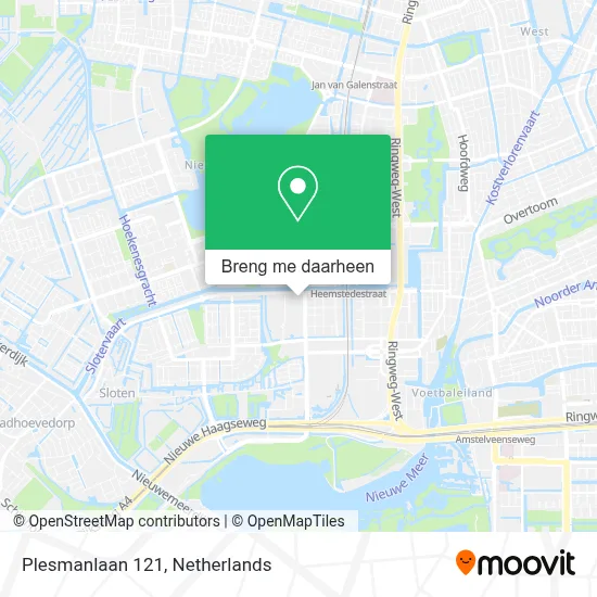 Plesmanlaan 121 kaart