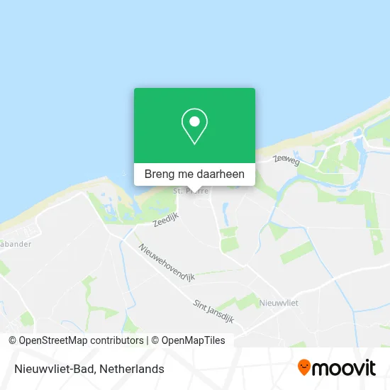 Nieuwvliet-Bad kaart