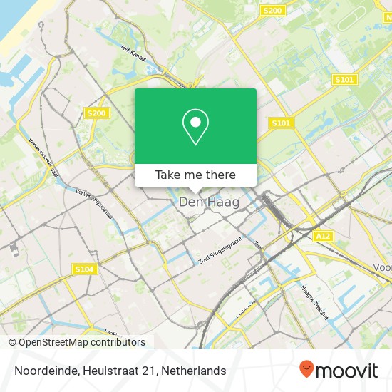 Noordeinde, Heulstraat 21 kaart