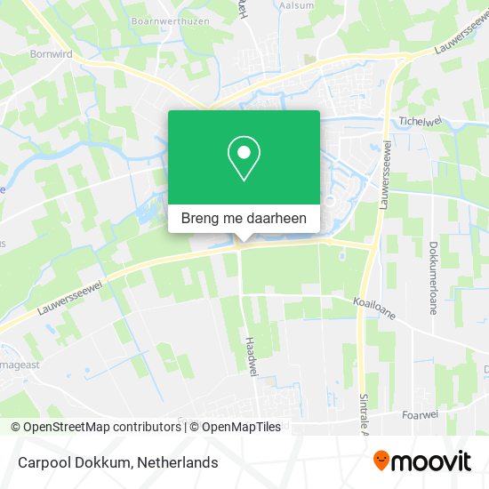 Carpool Dokkum kaart