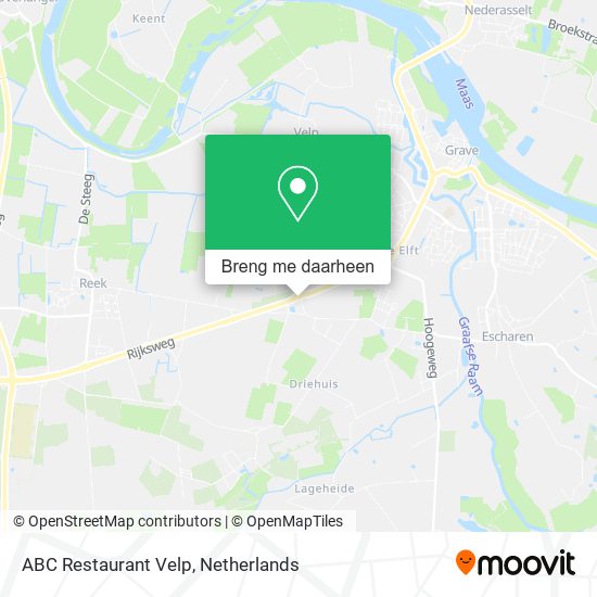ABC Restaurant Velp kaart
