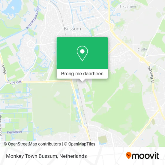 Monkey Town Bussum kaart
