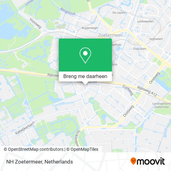 NH Zoetermeer kaart
