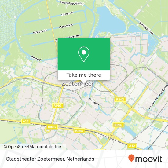 Stadstheater Zoetermeer kaart