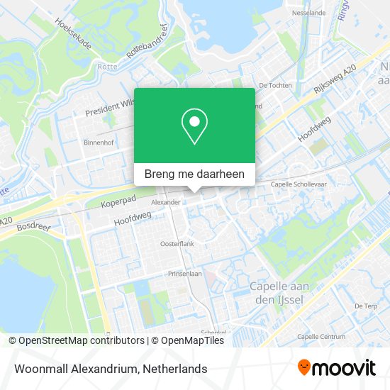 Woonmall Alexandrium kaart