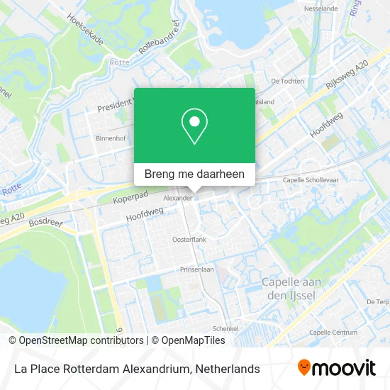La Place Rotterdam Alexandrium kaart