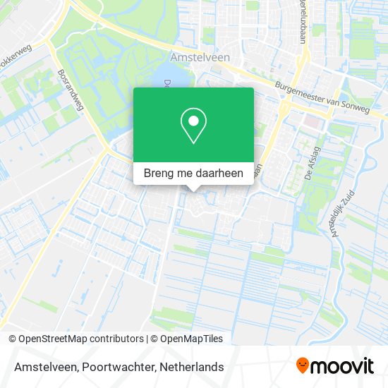 Amstelveen, Poortwachter kaart