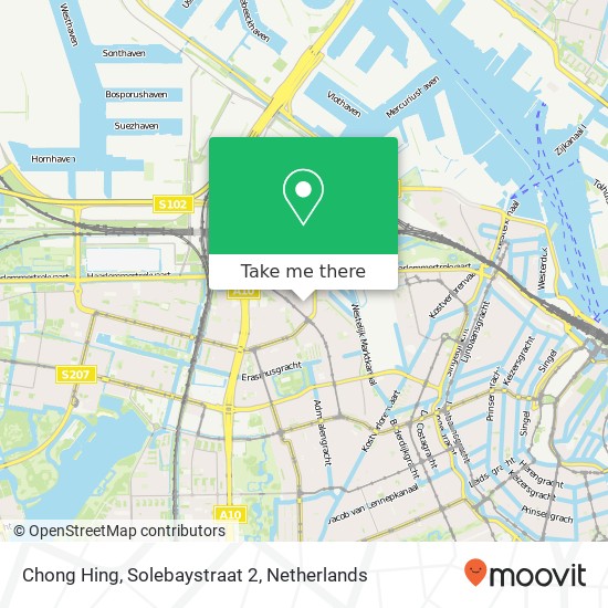 Chong Hing, Solebaystraat 2 kaart