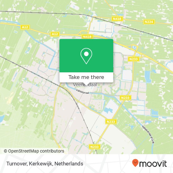 Turnover, Kerkewijk kaart