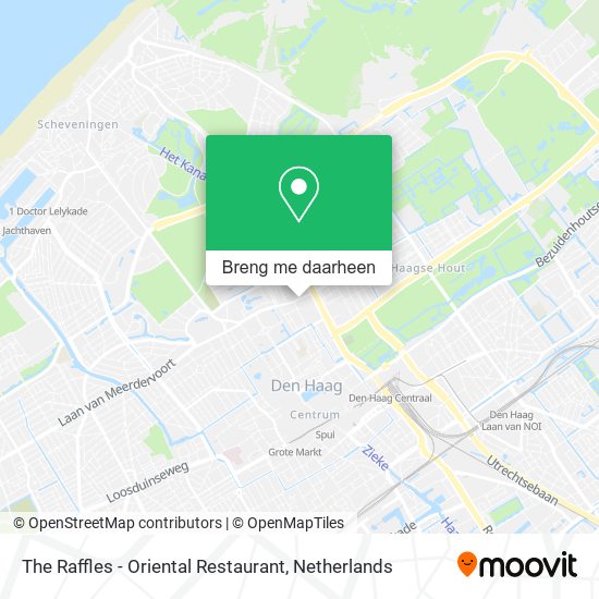 The Raffles - Oriental Restaurant kaart