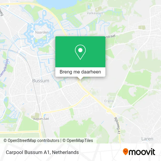 Carpool Bussum A1 kaart