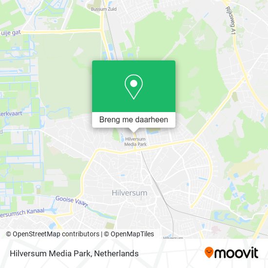 Hilversum Media Park kaart