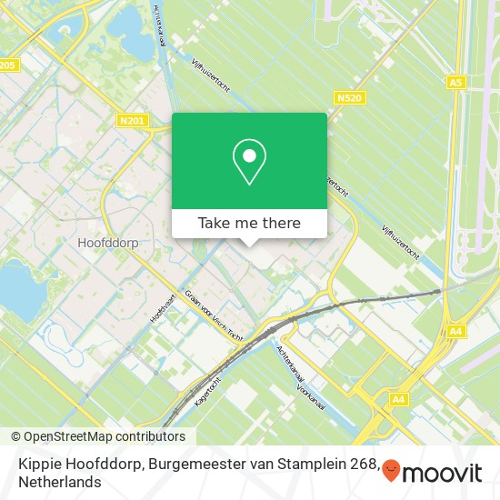 Kippie Hoofddorp, Burgemeester van Stamplein 268 kaart