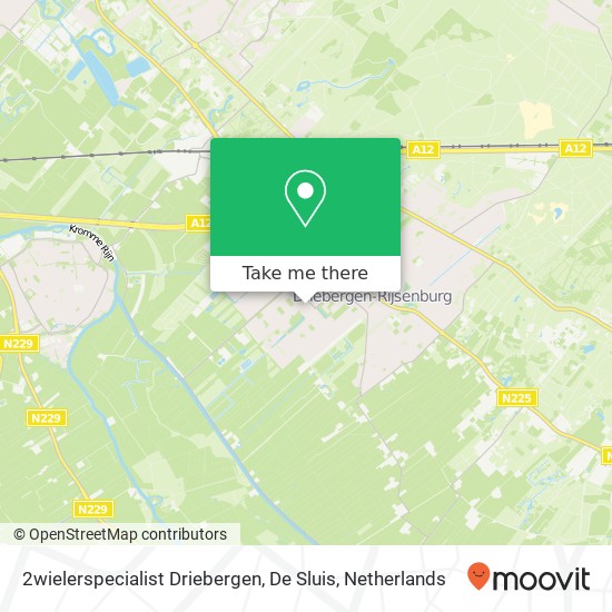 2wielerspecialist Driebergen, De Sluis kaart