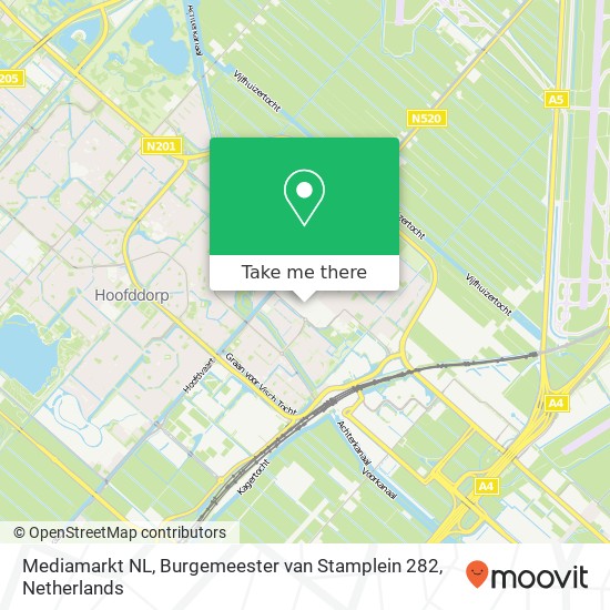 Mediamarkt NL, Burgemeester van Stamplein 282 kaart