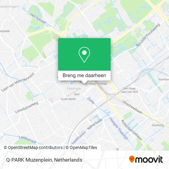 Q-PARK Muzenplein kaart
