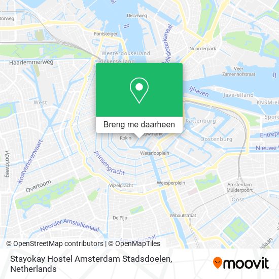 Stayokay Hostel Amsterdam Stadsdoelen kaart
