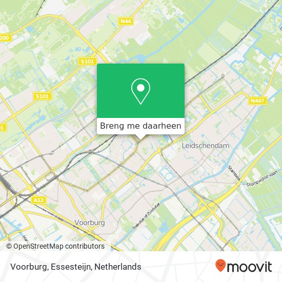 Voorburg, Essesteijn kaart
