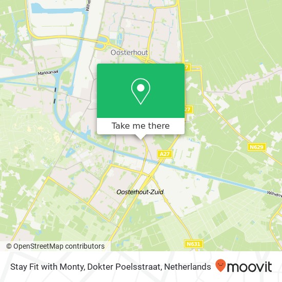 Stay Fit with Monty, Dokter Poelsstraat kaart