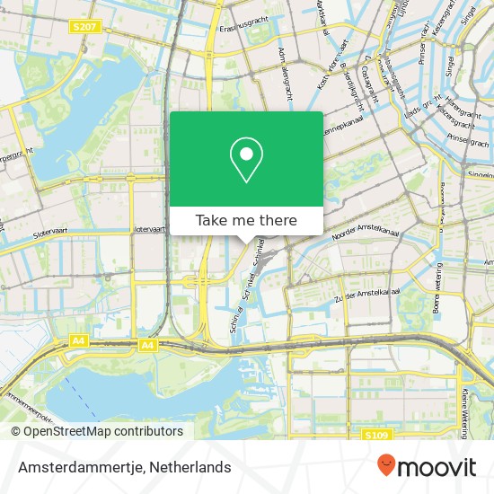 Amsterdammertje kaart