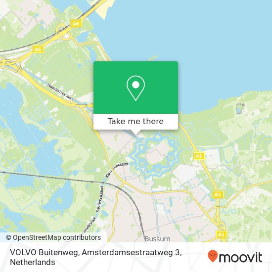 VOLVO Buitenweg, Amsterdamsestraatweg 3 kaart