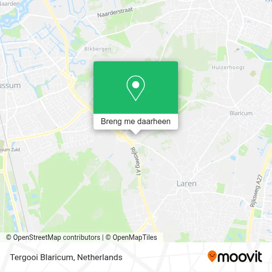 Tergooi Blaricum kaart