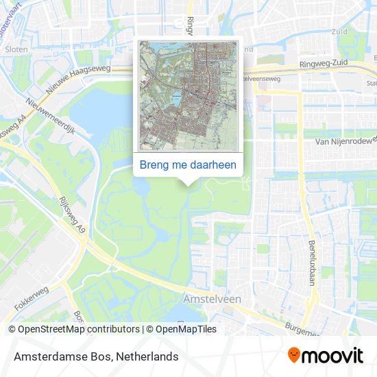 Amsterdamse Bos kaart