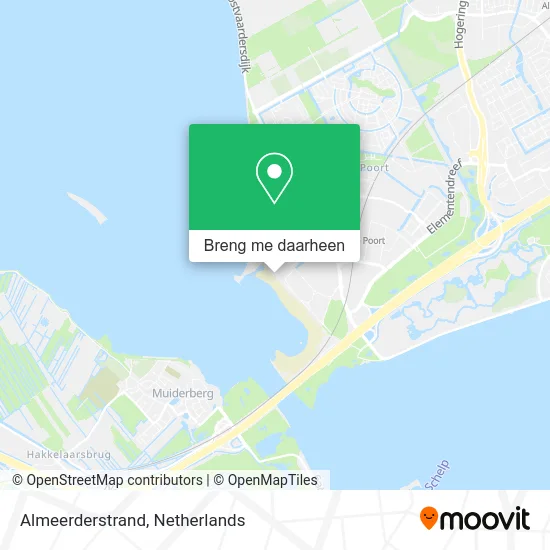 Almeerderstrand kaart