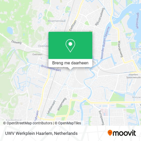 UWV Werkplein Haarlem kaart