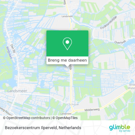 Bezoekerscentrum Ilperveld kaart