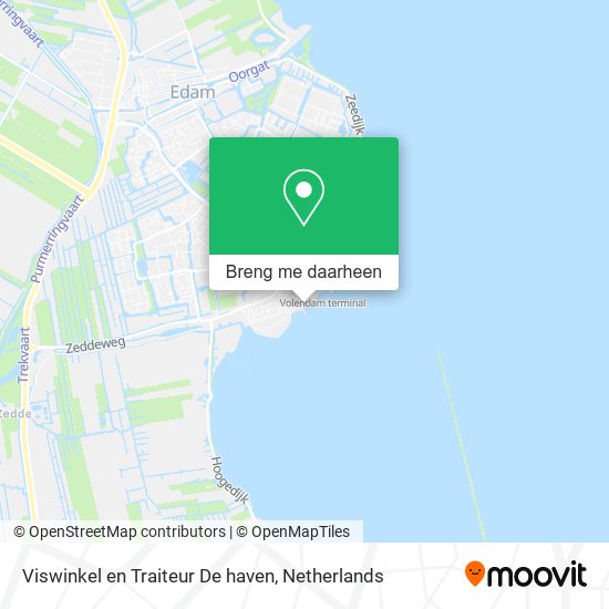 Viswinkel en Traiteur De haven kaart