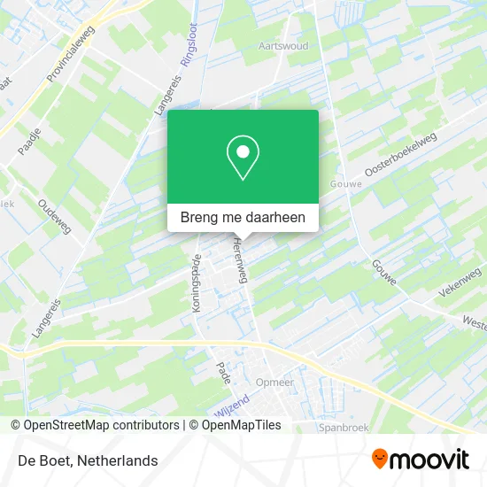 De Boet kaart