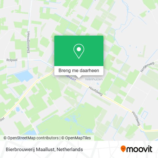 Bierbrouwerij Maallust kaart