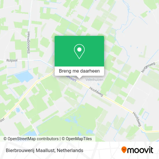 Bierbrouwerij Maallust kaart