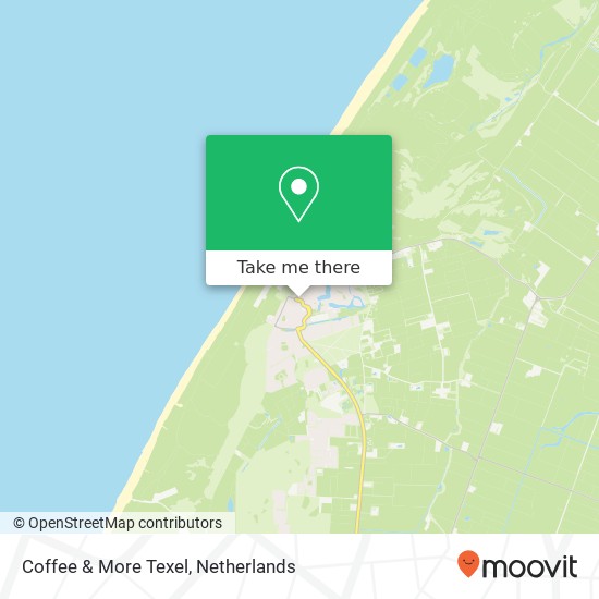 Coffee & More Texel kaart