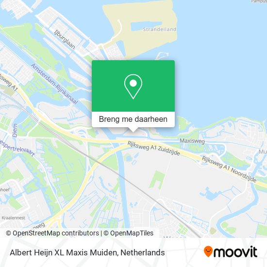 Albert Heijn XL Maxis Muiden kaart
