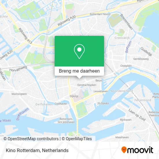 Kino Rotterdam kaart