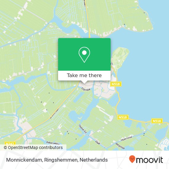 Monnickendam, Ringshemmen kaart