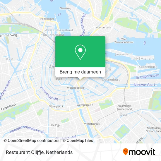 Restaurant Olijfje kaart