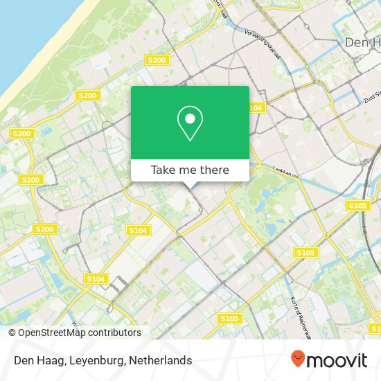 Den Haag, Leyenburg kaart