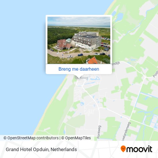 Grand Hotel Opduin kaart