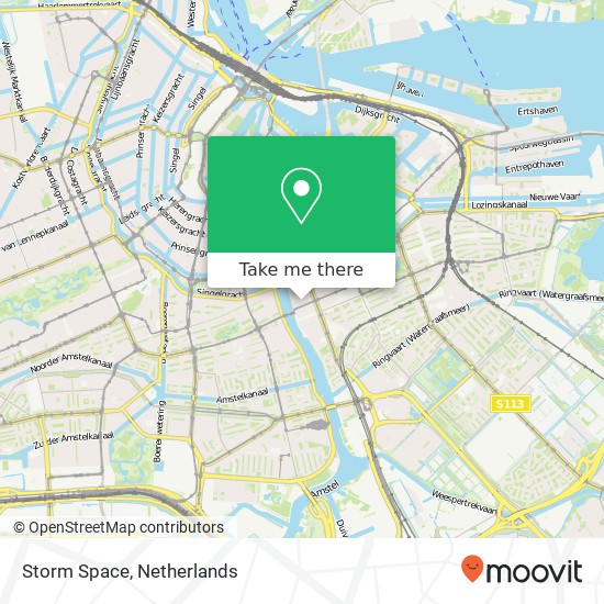 Storm Space, Swammerdamstraat kaart