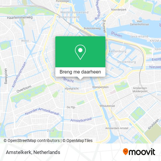 Amstelkerk kaart