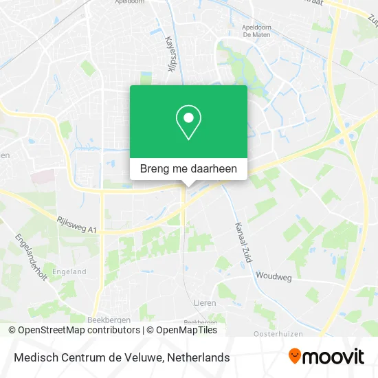 Medisch Centrum de Veluwe kaart
