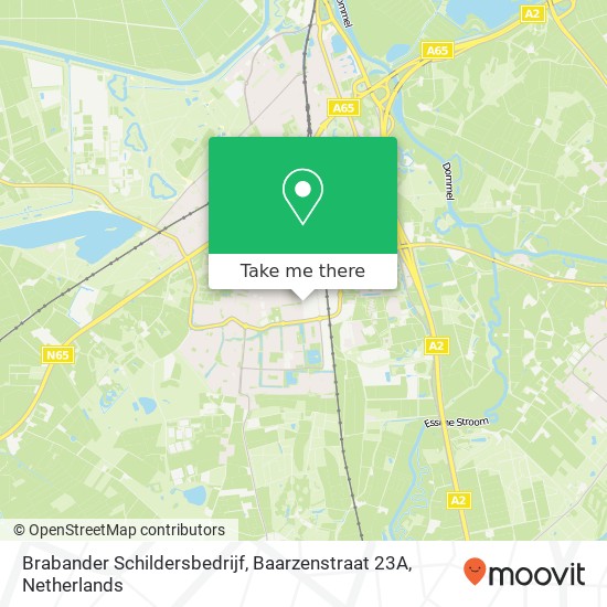 Brabander Schildersbedrijf, Baarzenstraat 23A kaart