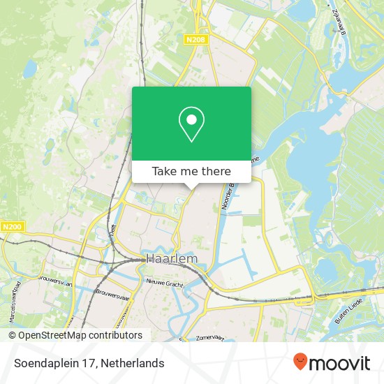 Soendaplein 17, 2023 TT Haarlem kaart