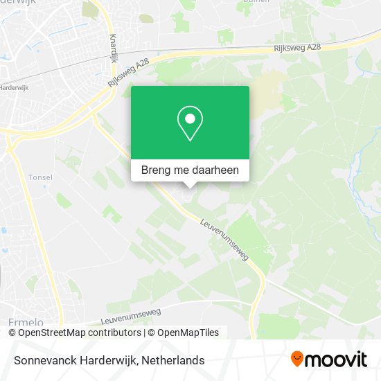 Sonnevanck Harderwijk kaart