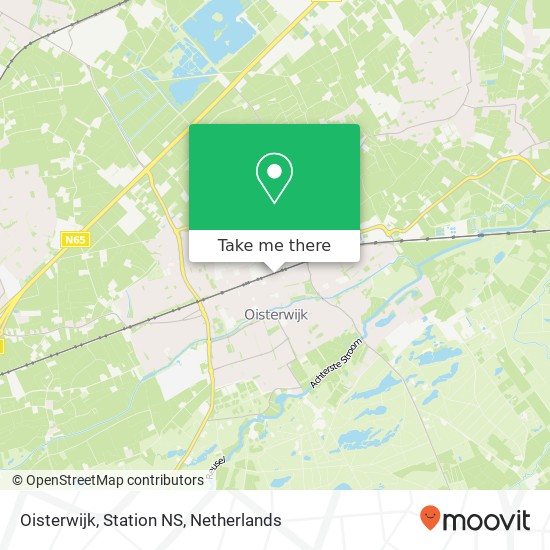 Oisterwijk, Station NS kaart